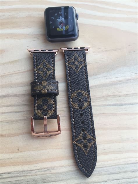 louis vuitton watch bands|authentic lv apple watch band.